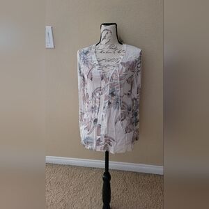 Lucky Brand Floral Print Women's Top